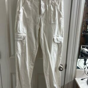 Women's White Wide Leg Pants